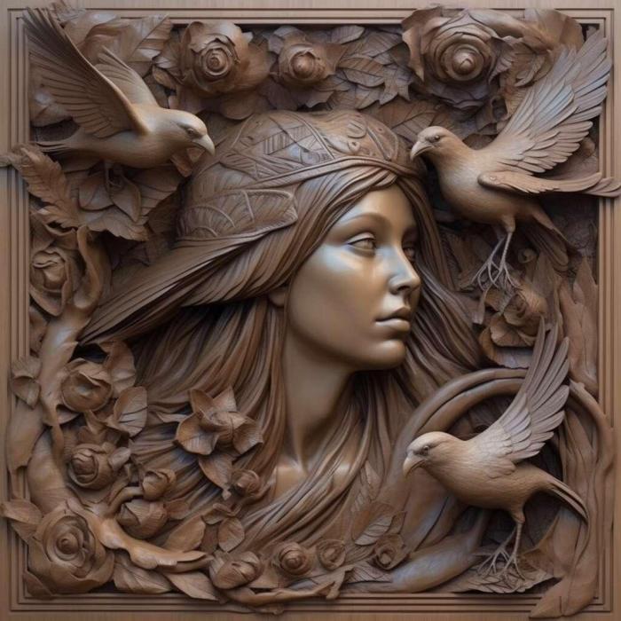 نموذج ثلاثي الأبعاد لآلة CNC 3D Art 